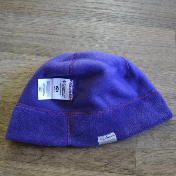 Columbia University Of Washington Fleece Purple Beanie Hat - Picture 2 of 3